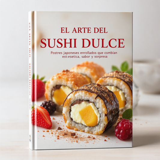 El Arte del Sushi Dulce: Postres japoneses enrollados que combinan estética, sabor y sorpresa